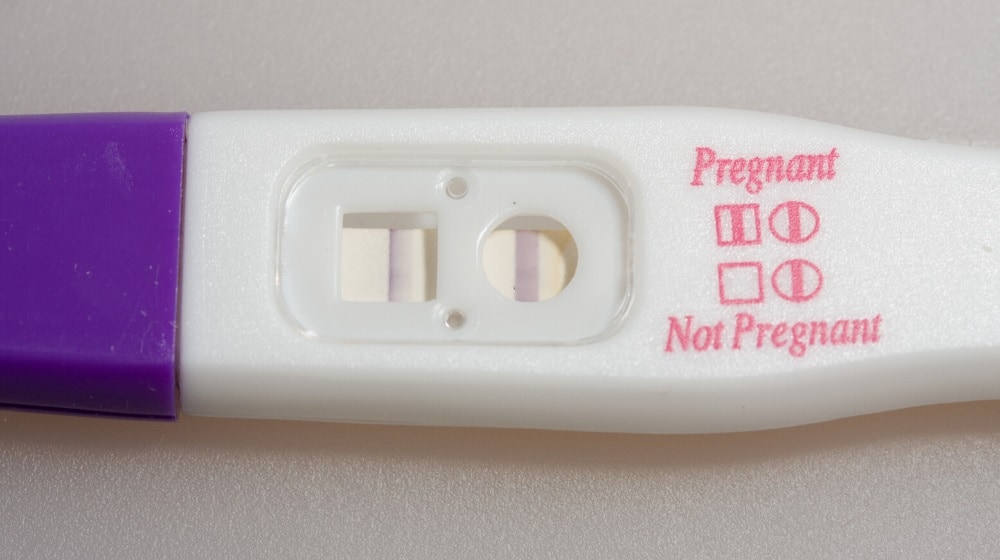 positive pregnancy test